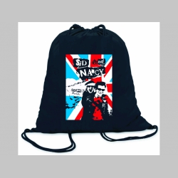 Sid and Nancy - Sex Pistols - ľahké sťahovacie vrecko ( batôžtek / vak ) s čiernou šnúrkou, 100% bavlna 100 g/m2, rozmery cca. 37 x 41 cm